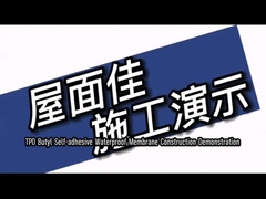 Membrane de imperméabilisation auto-adhésive butylique résistante de temps de Bondsure® TPO