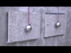 Test d'impact du système de revêtement intégré à surface mince en pierre de Joaboa Tech, décoratif et économe en énergie